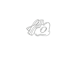 littlemissun breakfast egg eggs english Sticker