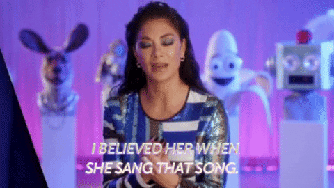 Nicole Scherzinger Singing GIF by The Masked Singer