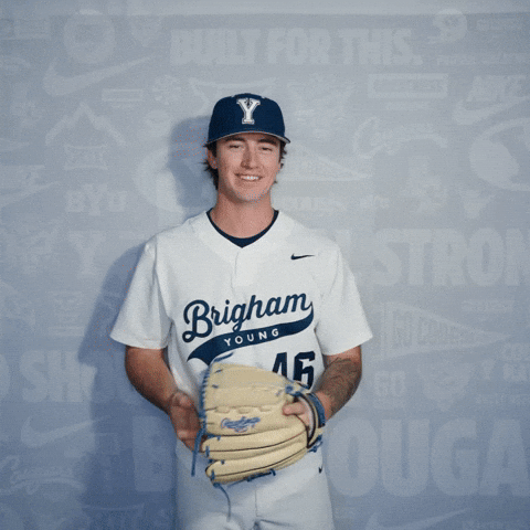 Ryan Reynolds Byu Baseball GIF by BYU Cougars