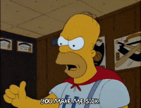 Sick Season 2 GIF by The Simpsons