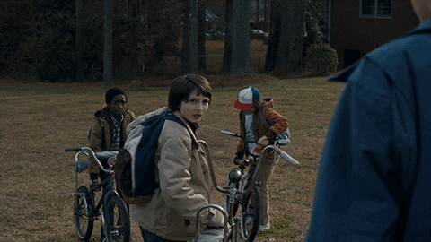 ride with me stranger things GIF by NETFLIX
