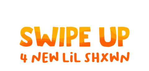 LilShxwn giphyupload logo swipe up orange Sticker