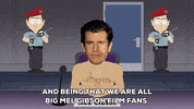 mel gibson eye roll GIF by South Park 