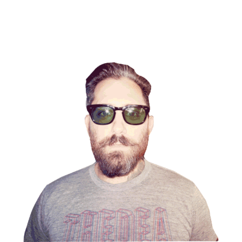 Bob Lazar Glitch Sticker by Jeremy Kenyon Lockyer Corbell