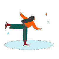 Ice Skating Sticker by Irvine Spectrum Center