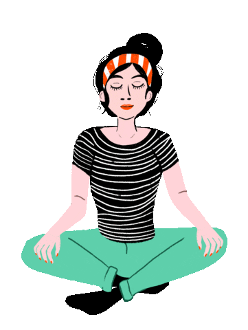 studioumi peace yoga meditation breath Sticker