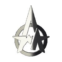 thearkofficial logo silver rotating ark Sticker