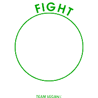 teamvegan vegan govegan tierschutz vegetarisch Sticker