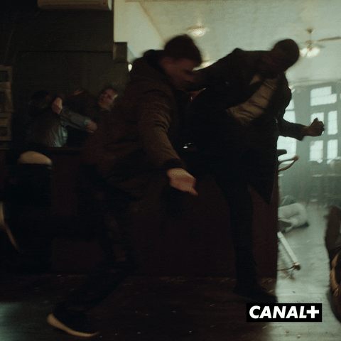 Fight Bar GIF by CANAL+