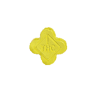 high life thc Sticker by O.penVAPE