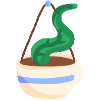 Illustration Plant Sticker