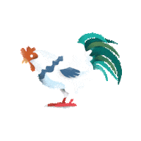 Chicken Dog Treats Sticker by Perro Sano
