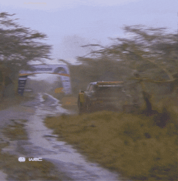 Rain Slide GIF by FIA World Rally Championship