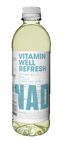Lemonade Refresh Sticker by Vitamin Well AB