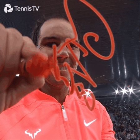 Happy Rafael Nadal GIF by Tennis TV