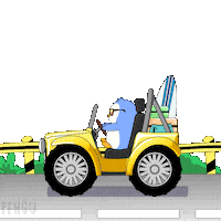 Driving North Dakota Sticker by Pudgy Penguins