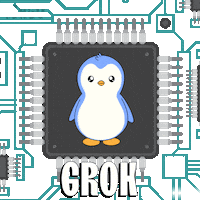 Artificial Intelligence Penguin Sticker by Pudgy Penguins