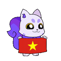 Vie Viet Nam Sticker by Lucky Kat Studios