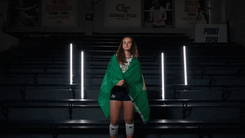 Georgia Tech Volleyball GIF by Georgia Tech Yellow Jackets