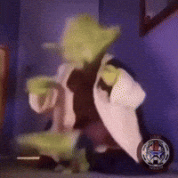 Star Wars Yoda Puppet GIF