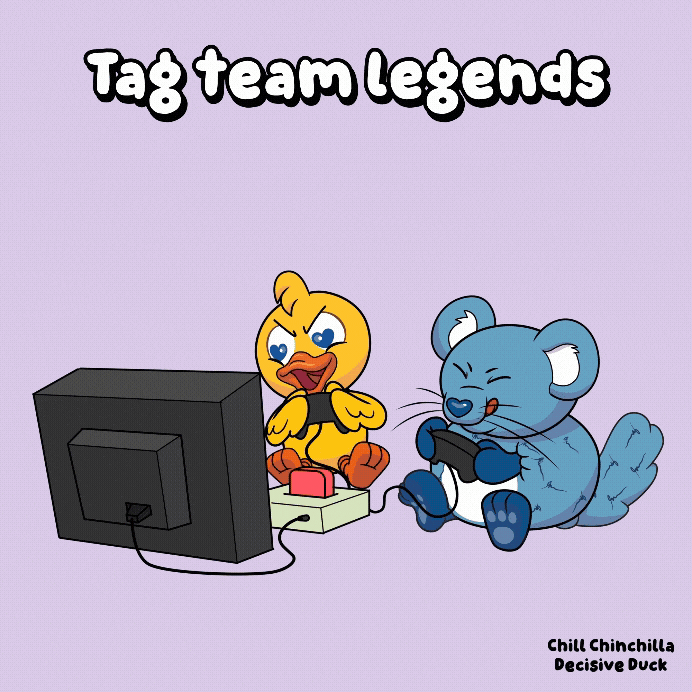 Tag Team GIF by VeeFriends