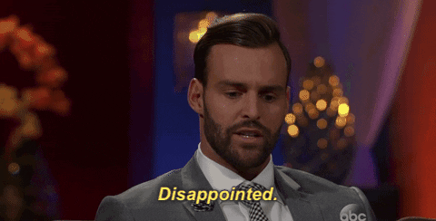 Disappointed Season 12 GIF by The Bachelorette