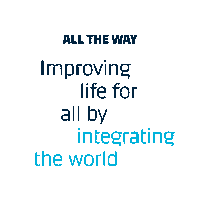 Maersk_official logo rainbow ocean airplane Sticker