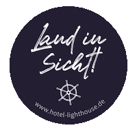 Land Lighthouse Sticker by Heimathafen® Hotels