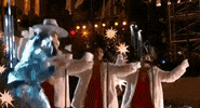 Christmas In Rockefeller Center Singing GIF by NBC