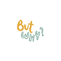 annamonics text typography confused why Sticker