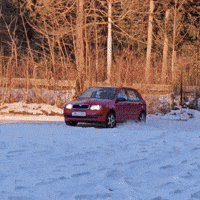 Skoda Fabia Car GIF