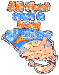 all that and a bag of chips Sticker