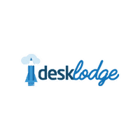 DeskLodge desklodge logo Sticker