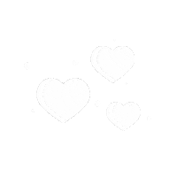 lightupkshop heart white hearts simple Sticker