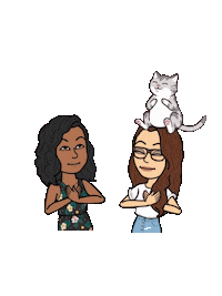 _yochabel cats best friends best friend cat love Sticker