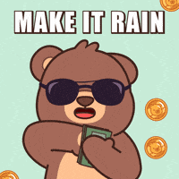 Im Rich Teddy Bear GIF by BEARISH