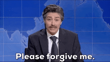 Forgive Me Snl GIF by Saturday Night Live