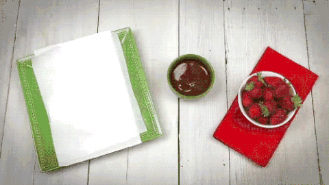strawberries GIF