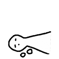 Ecyan2013 ghost simple soul oof Sticker