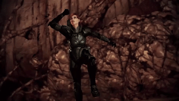 Commander Shepard Jump