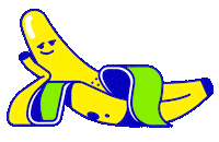 Sexy Banana Sticker by Patswerk