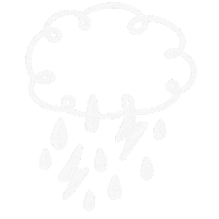 Rain Pastel Sticker