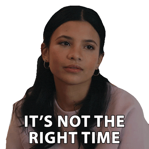 Bad Timing Hold That Thought Sticker by NETFLIX