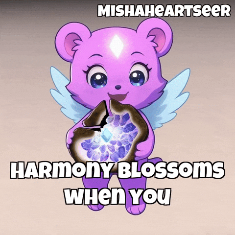 Peace Sparkling GIF by MishaHeartseer