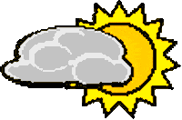 Partly Cloudy Weatherstar Sticker by School of Marine and Atmospheric Sciences