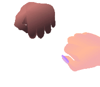 hands touching Sticker by n,gddemh