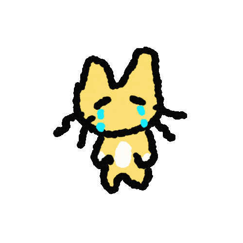 Sad Cry Sticker