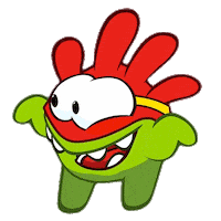 Happy Idk Sticker by Om Nom