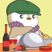 Hungry Meal Time GIF by Pudgy Penguins