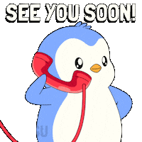 See Ya Hello Sticker by Pudgy Penguins